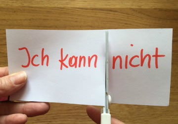 Wir schaffen nur das, woran wir auch glauben
